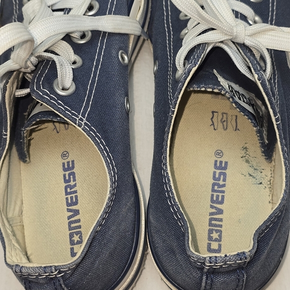 Converse All Star Blue and White Sneakers Mens 7, Womens 9 - Picture 12 of 12